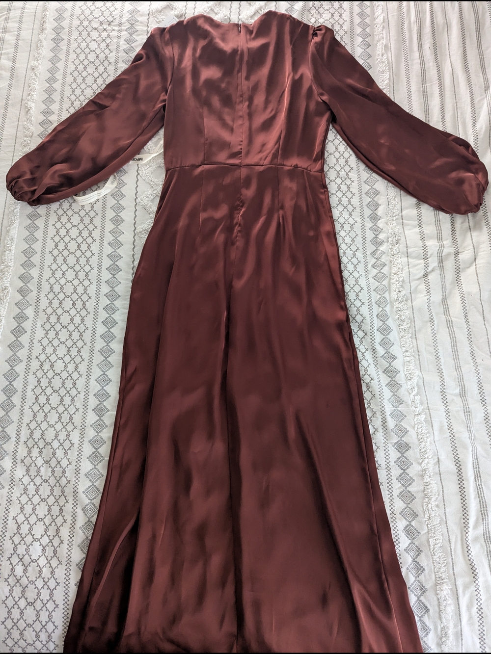 NWT Pin-Up Art Satin Dress - Picture 9 of 15